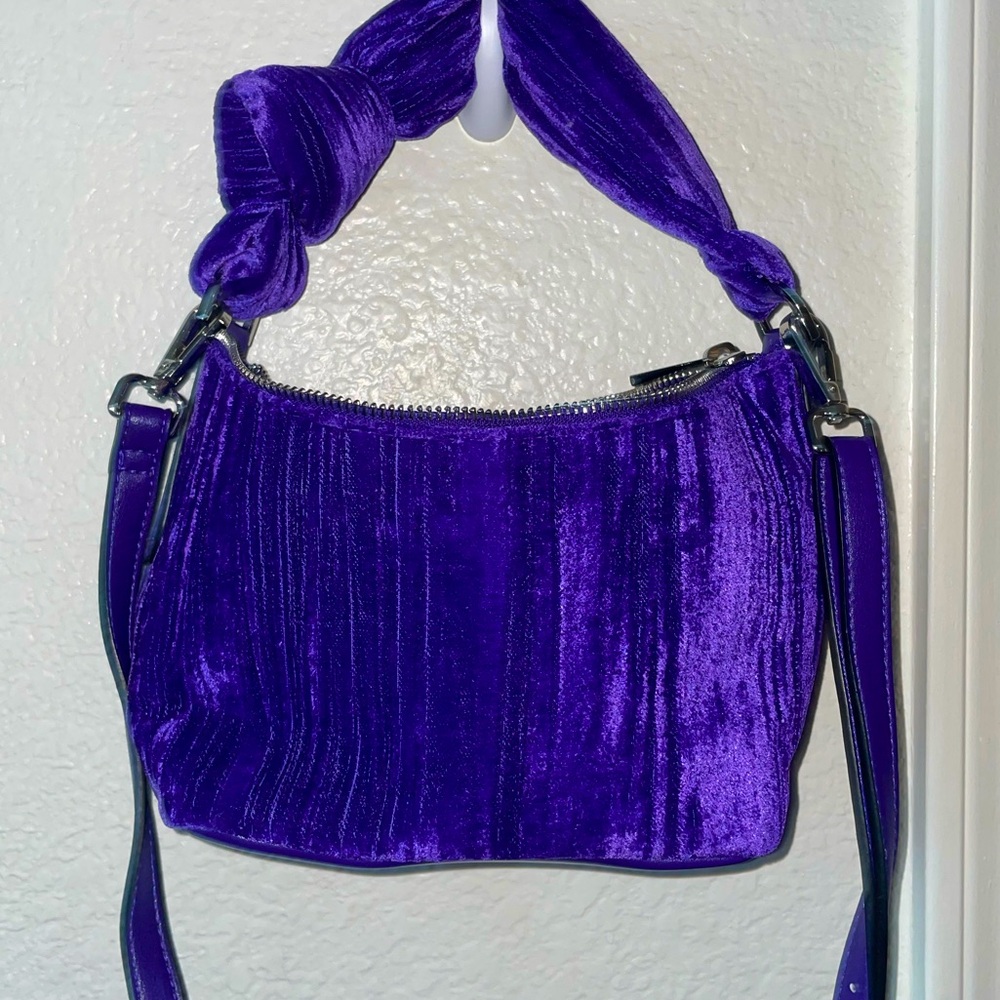 purple mini/cross body bag